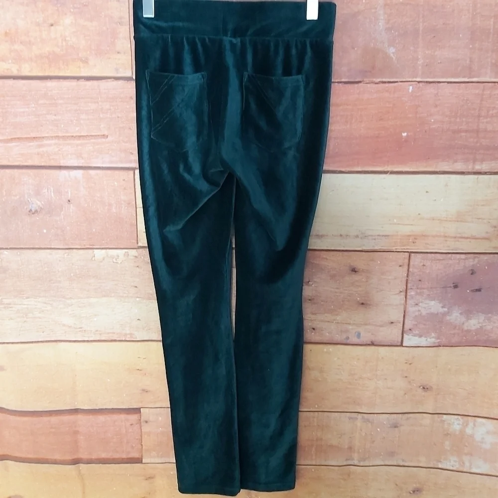 𝅺Vintage velvet velour legging green - Picture 4 of 6